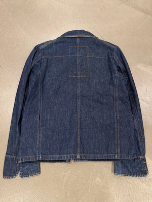 2007 Yves Saint Laurent four pocket military denim jacket