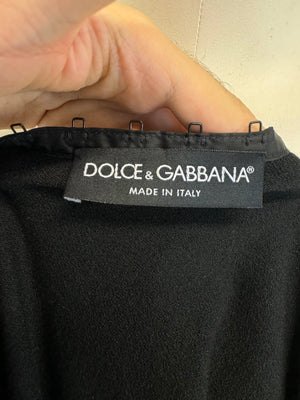 AW2003 Dolce & Gabbana lace up bondage top