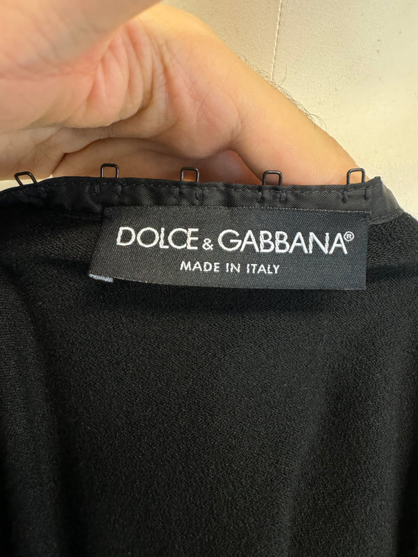 AW2003 Dolce & Gabbana lace up bondage top