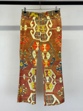 Load image into Gallery viewer, F/W 2002 Christian Dior by John Galliano trompe l&#39;oeil carpet velvet pants
