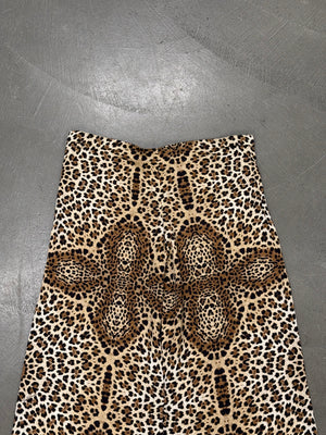 2007 Roberto Cavalli silk leopard print pants