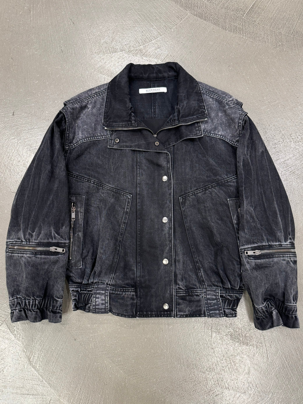 2020s Givenchy sample bomber denim jacket