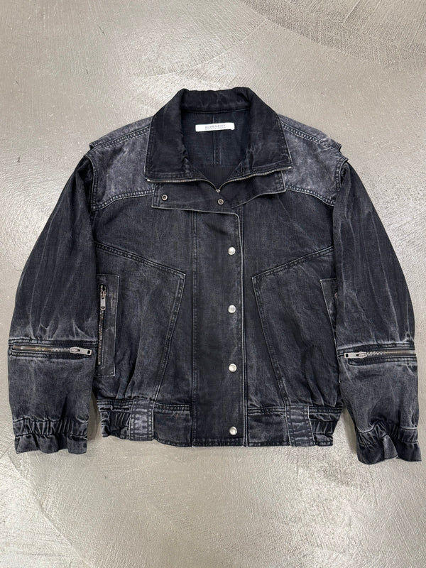2020s Givenchy sample bomber denim jacket