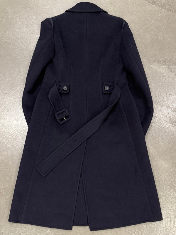 2000s Prada angora wool belted coat