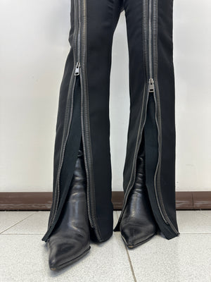 FW2001 Gucci by Tom Ford zipper runway leather pants