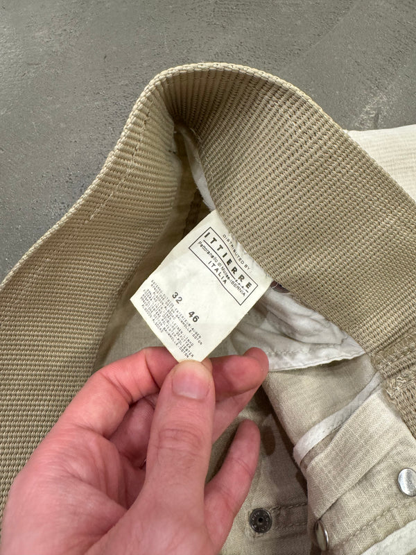 SS2005 Dolce & Gabbana “recycled garment” graffiti cargo pants