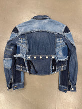 Load image into Gallery viewer, 2010s Dolce &amp; Gabbana patchwork reconstructed denim jacket
