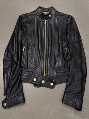 2001 Dolce & Gabbana biker leather jacket