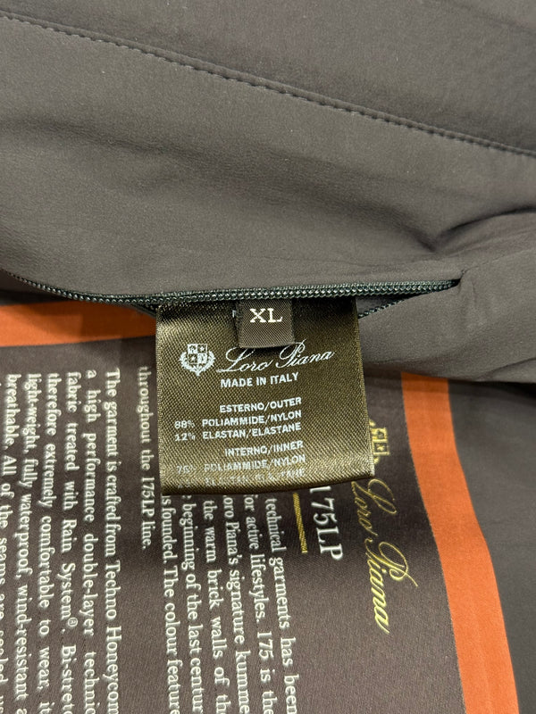 2010s Loro Piana technical hooded windbreaker jacket