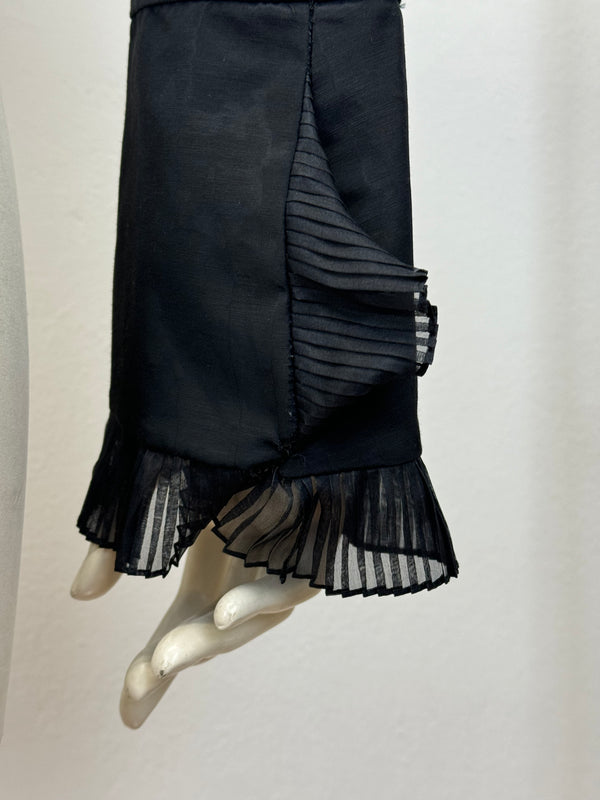 S/S 2007 Alexander McQueen evening jacket with pleated details