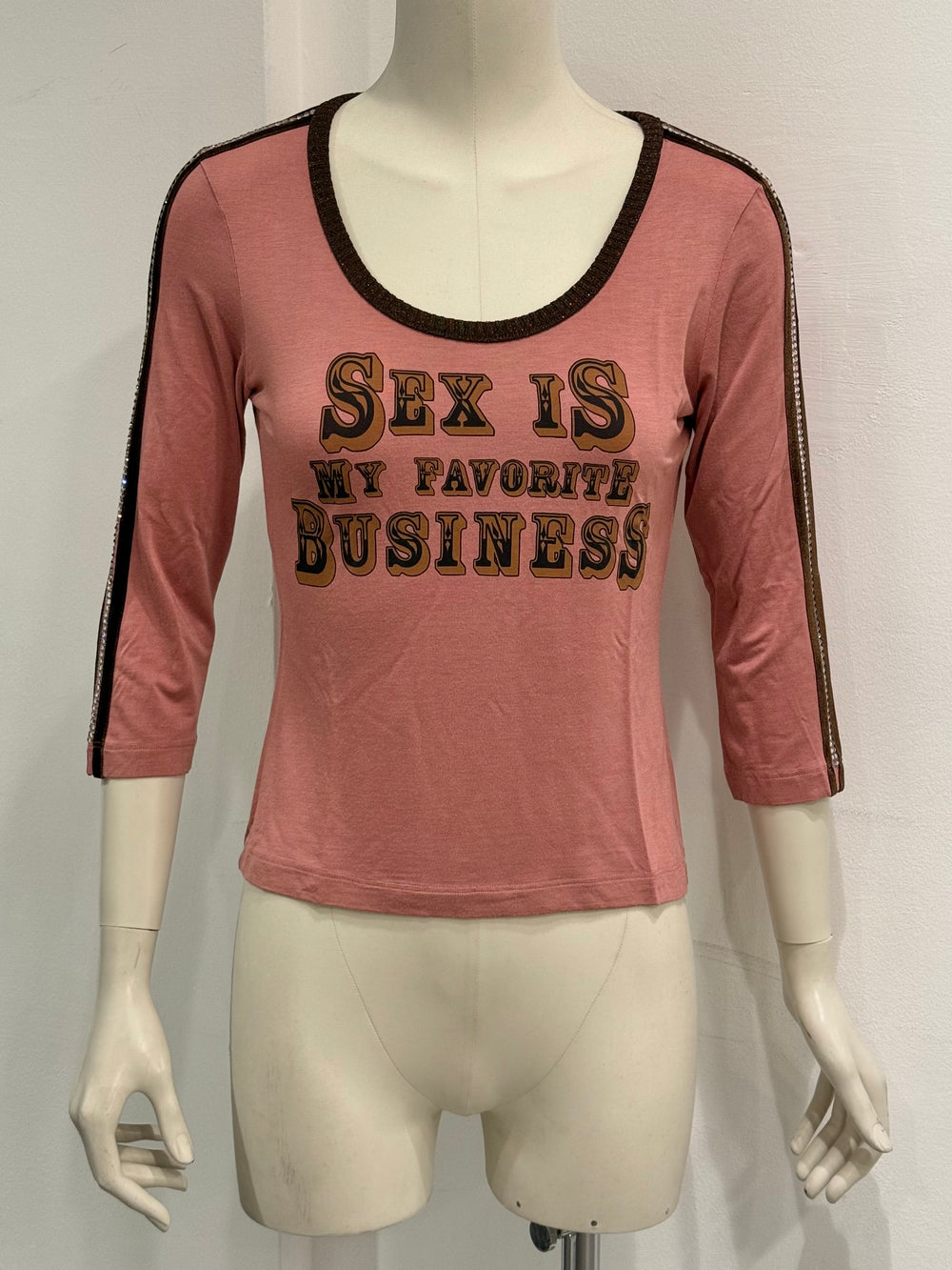 2000s Dolce & Gabbana "sex is my favorite business" t-shirt