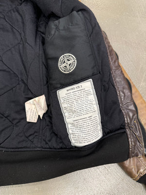 2010 Stone Island waxed ice 2 heat reacting jacket