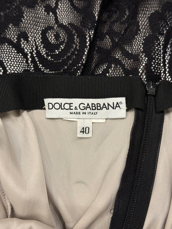 1990s Dolce & Gabbana sheer maxi skirt