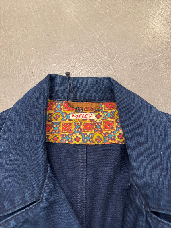 2000s Kapital asymmetrical denim coat