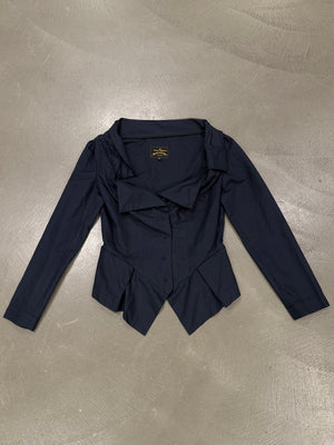 2000s Vivienne Westwood structured cotton corset jacket