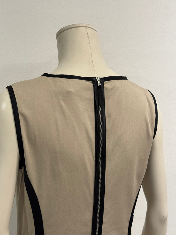 2000s Dolce & Gabbana Lace-up Safari style dress