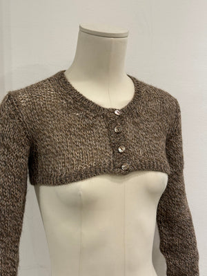 1999 Dolce & Gabbana runway cropped cardigan