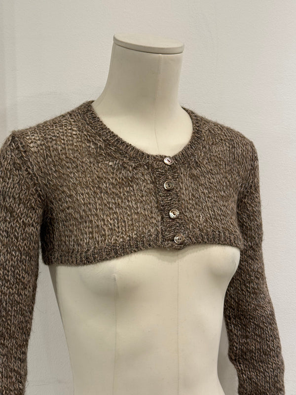 1999 Dolce & Gabbana runway cropped cardigan