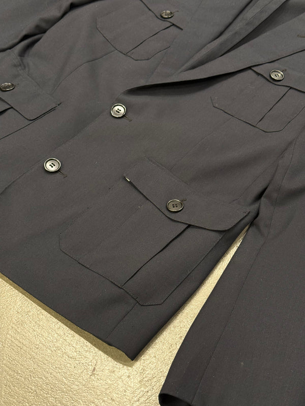 S/S2006 Dior by Hedi Slimane multi-pocket tailored military jacket