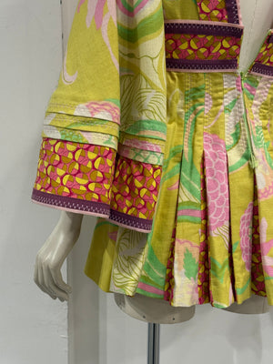 S/S2004 Dolce & Gabbana floral abstract mini dress
