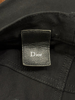 2000s Dior black jeans