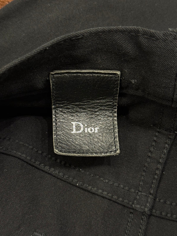 2000s Dior black jeans