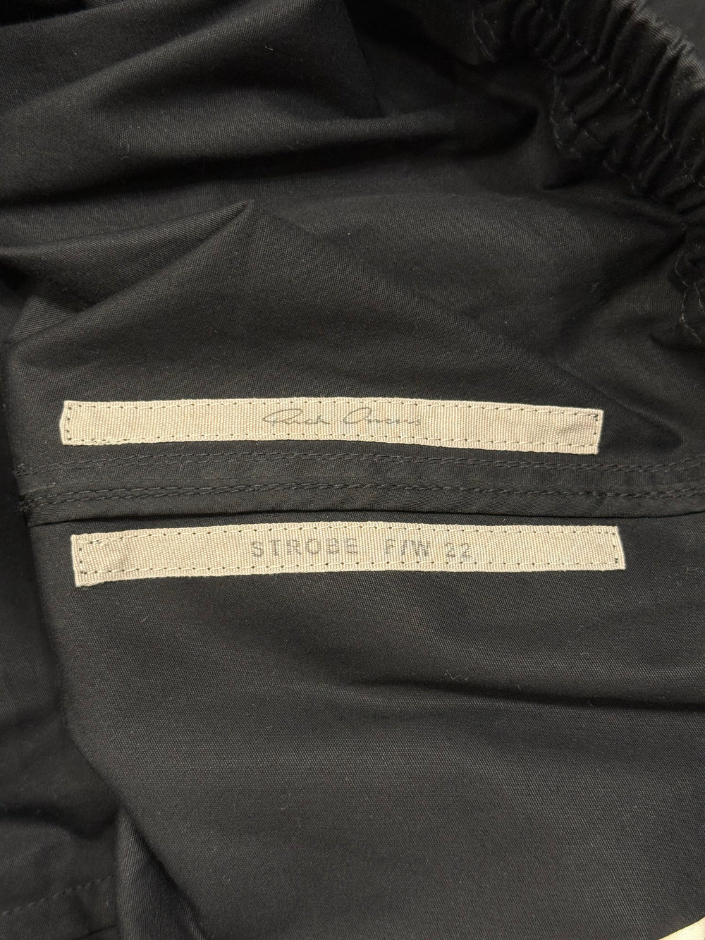 2020s Rick Owens pods drawstring shorts