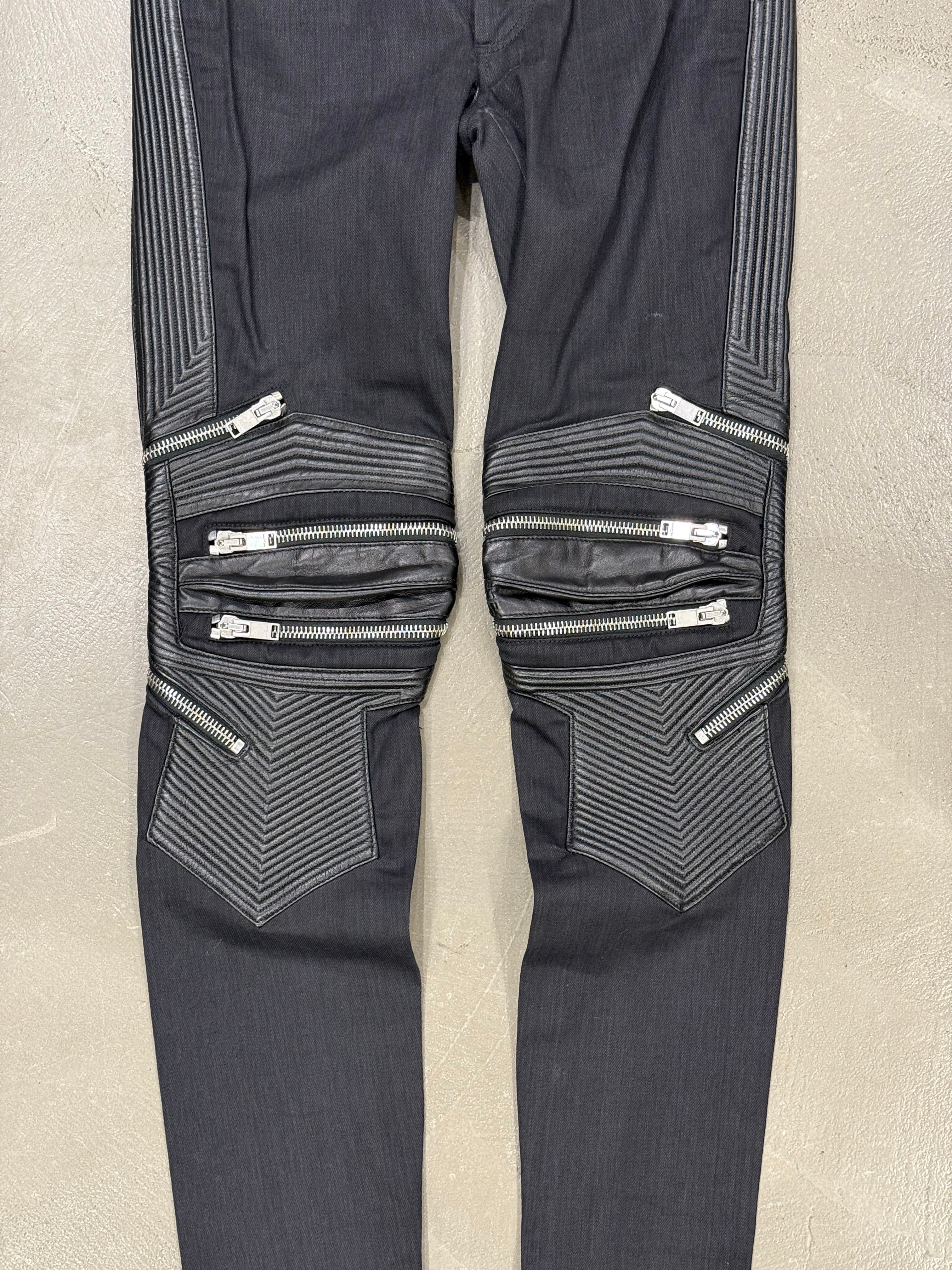 A/W2014 Saint Laurent by Hedi Slimane D04 biker denim