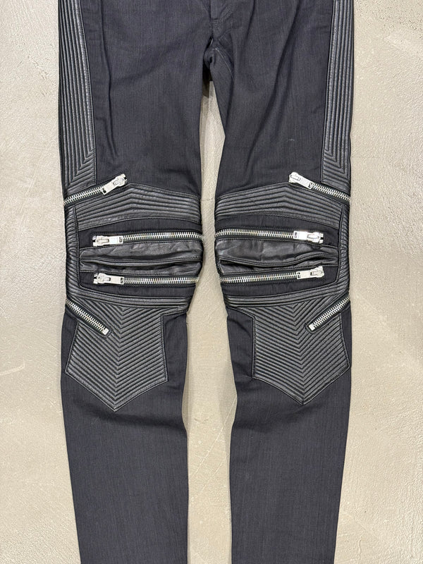 A/W2014 Saint Laurent by Hedi Slimane D04 biker denim