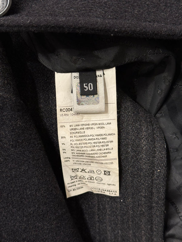 2000s Dolce & Gabbana heavy wool coat
