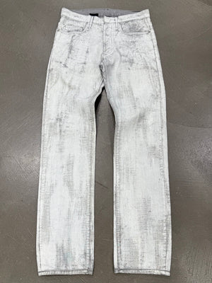 S/S2006 Dior by Hedi Slimane painted denim pants