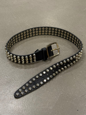 2000s Dsquared2 studded leather belt