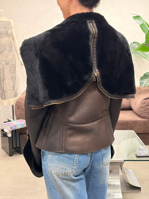 A/W2003 Gucci by Tom Ford shearling aviator jacket