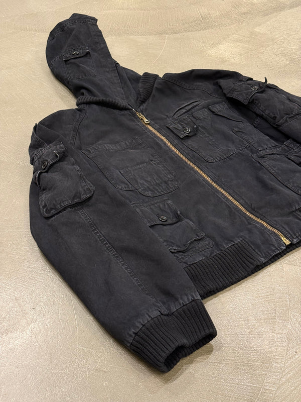 A/W 2003 Dolce & Gabbana multi pocket cargo bomber jacket