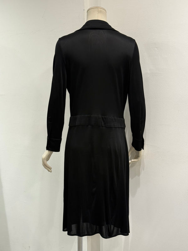 2000s Gucci by Tom Ford long sleeve wrap dress