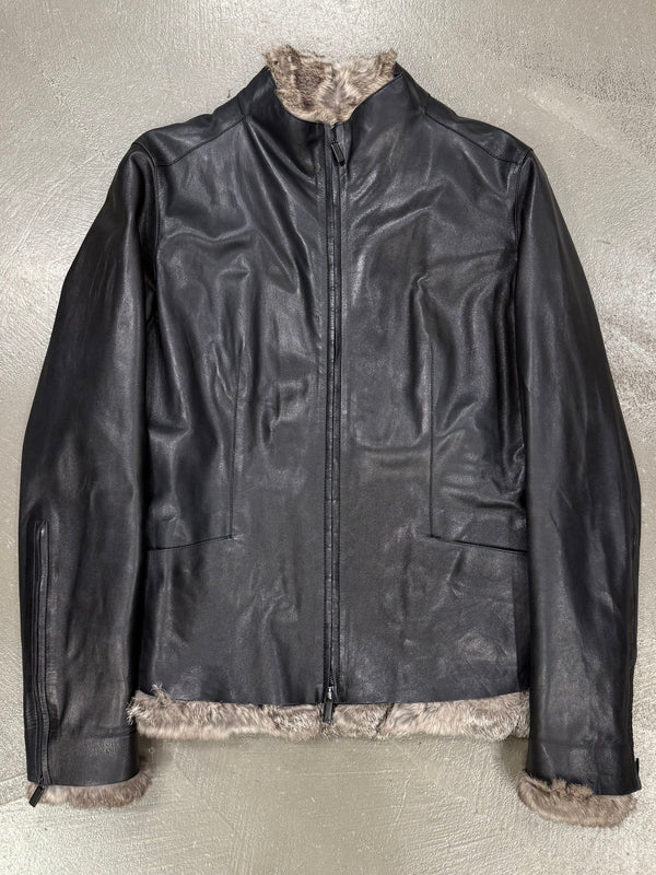 1999 Gucci by Tom Ford 2 in 1 fur leather jacket