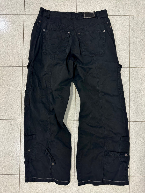 SS2003 D&G parachute full zipper cargo pants