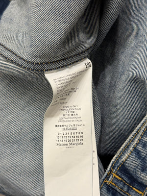 S/S2021 Maison Margiela faded distressed denim jacket