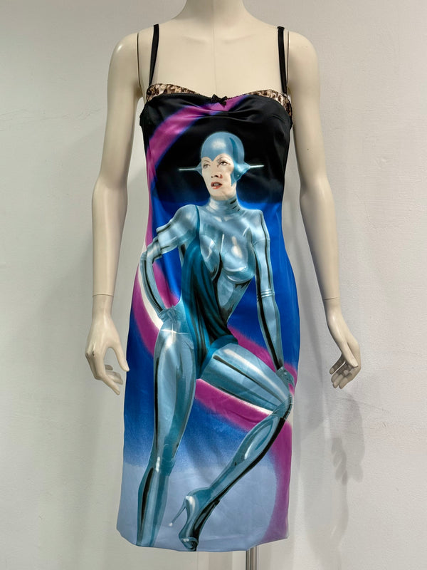 S/S2001 Dolce & Gabbana runway robot dress