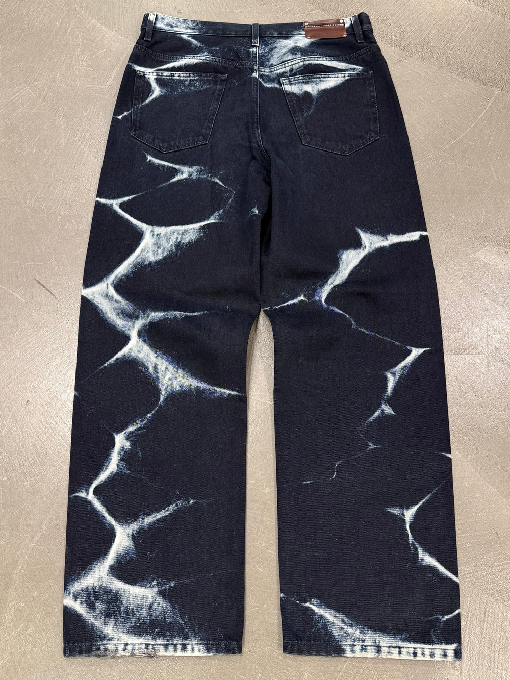 A/W2022 Dries Van Noten acid electric pants