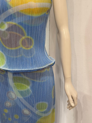 S/S2011 Issey Miyake “pleats please” cosmos print