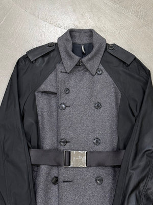F/W2013 Dior By KVA runway belted hybrid coat