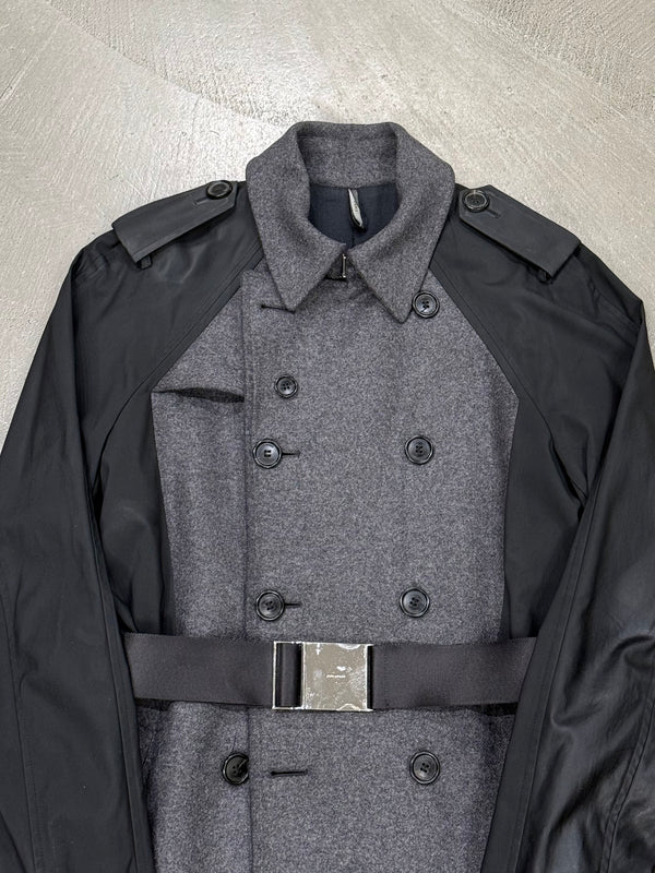 F/W2013 Dior By KVA runway belted hybrid coat