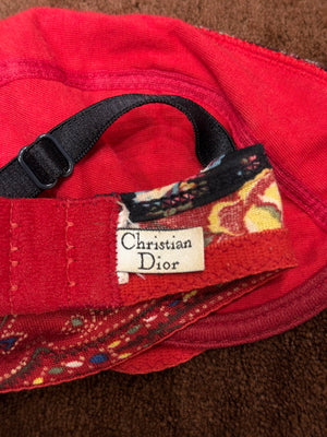 S/S2002 Christian Dior Paisley print underwired lingerie set
