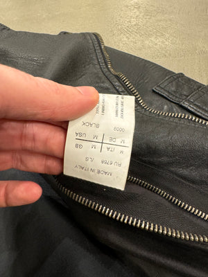 S/S 2010 Rick Owens backzip leather jacket