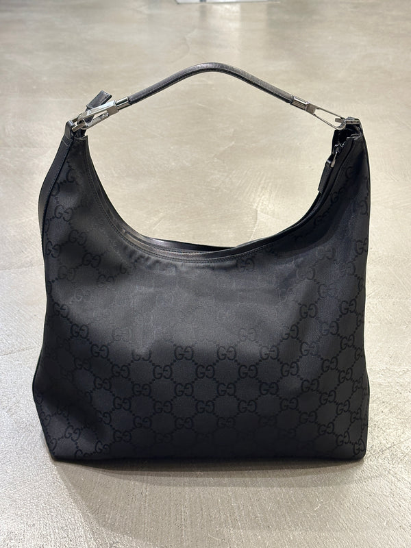 Gucci GG canvas hobo shoulder bag