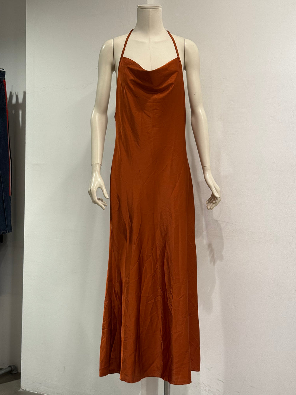 2004 Roberto Cavalli silk slip maxi dress