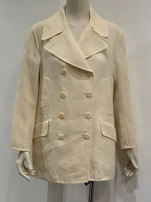 1996 Gucci by Tom Ford caban linen coat