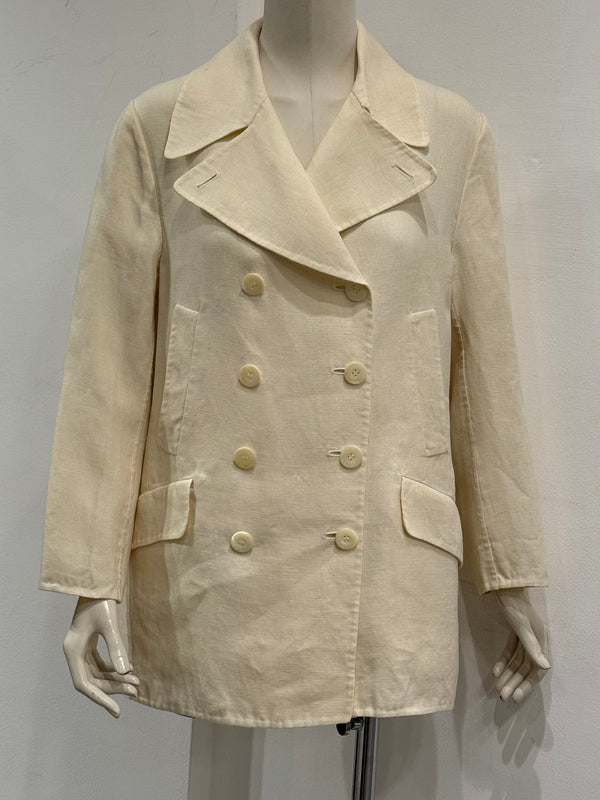 1996 Gucci by Tom Ford caban linen coat