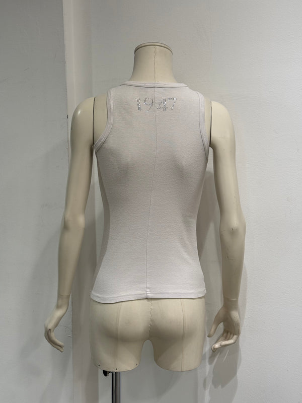 2005 Christian Dior by Galliani Swarovski J’adore tank top